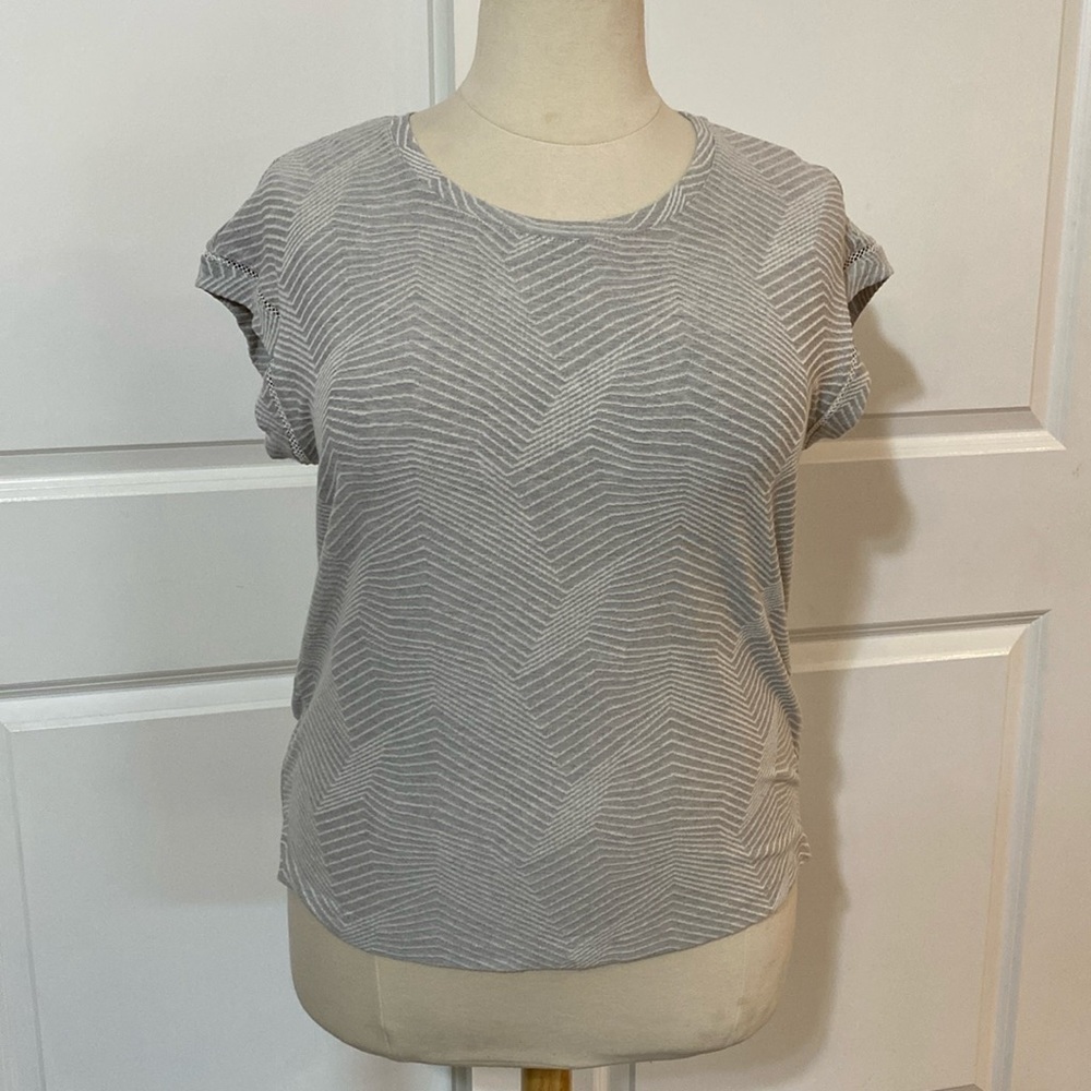 Rose + Olive XL Gray Tee